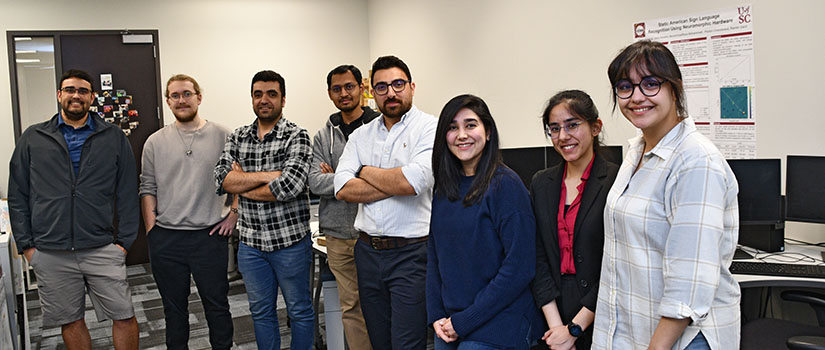 Ramtin Zand and graduate students in iCAS Lab.