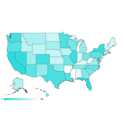 Map of the United States