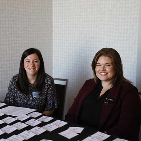 Staff at Sign-in Table