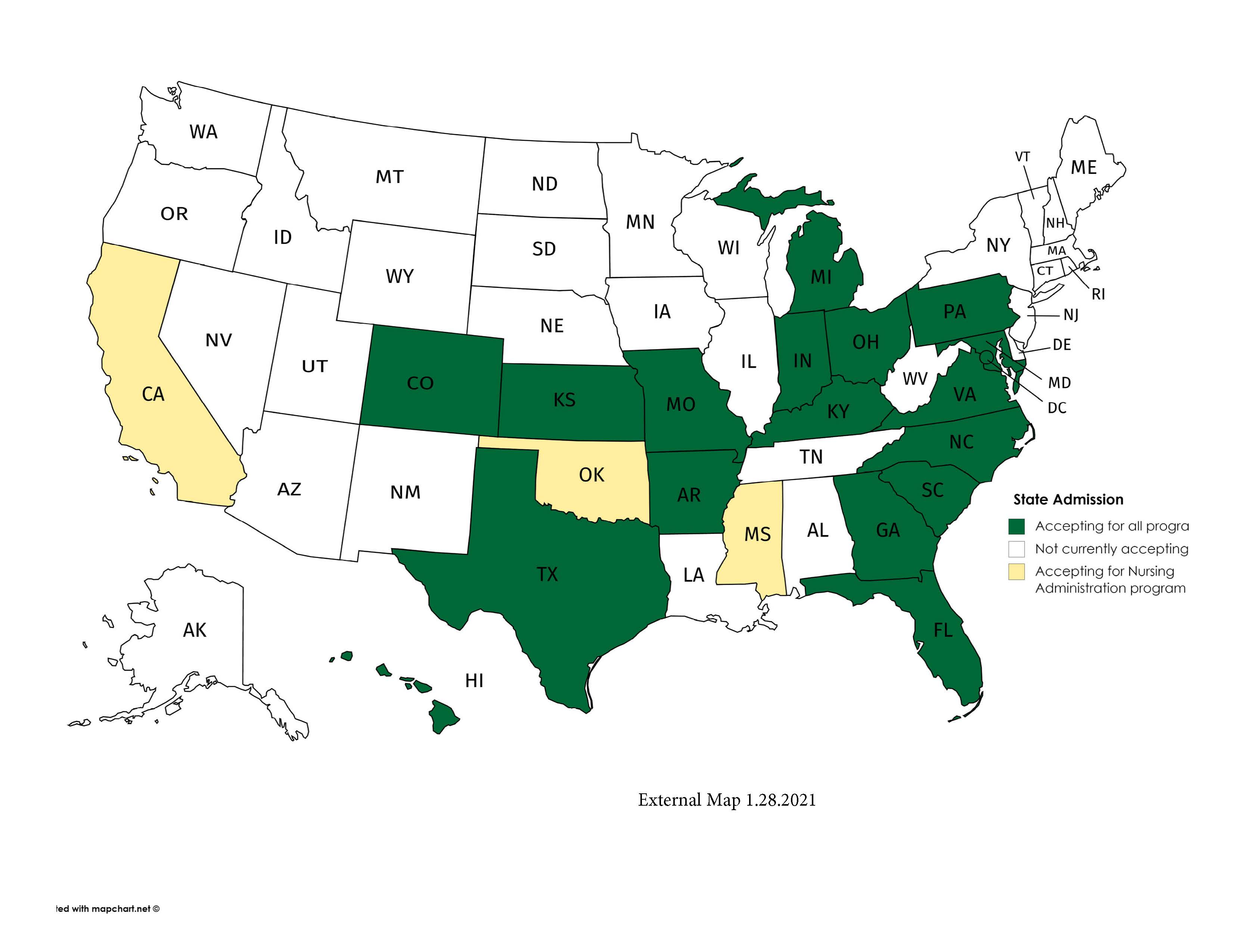 State Admission